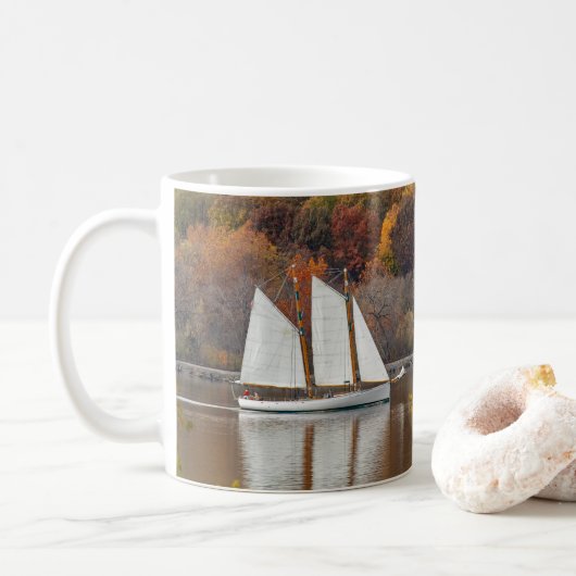 unter Segel Kaffeetasse (Mit Donut)