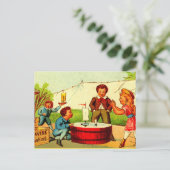 unter Segel Postkarte (Stehend Vorderseite)