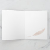 Unter seinem Zitat mit Psalmen Verse Karte (Innenseite)