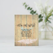 Unter seinen Flügeln Förderung mit/Psalms Bibelver Postkarte (Stehend Vorderseite)