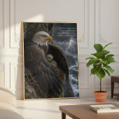 Unter seinen Flügeln Psalm 91 Christliche Kunst Poster