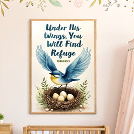 Unter seinen Wesen Boho Christliche Kinderzimmer W Poster