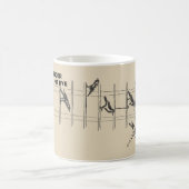 Unter seiner Augen-Tasse Kaffeetasse (Mittel)