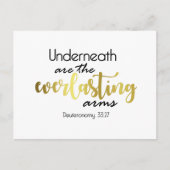 Unter sind die ewig Arm-Postkarte Ankündigungspostkarte (Vorderseite)