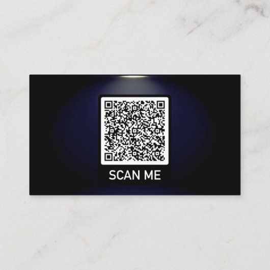 Unter "Spotlight Boss Business Card" mit QR-Code Visitenkarte (Rückseite)
