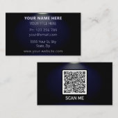 Unter "Spotlight Boss Business Card" mit QR-Code Visitenkarte (Vorne/Hinten)