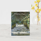 Unter Torly Beach denken Sie an Sie Karte (Gelbe Blume)