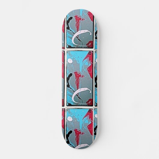 UNTER TROPFEN SKATEBOARD (Vorderseite)
