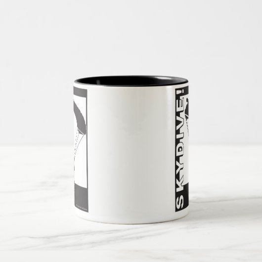 Unter Überdachung SkyDive! Tasse (Mittel)