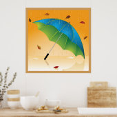 Unter unserem Regenschirm ist immer Platz - Serie Poster (Küche)