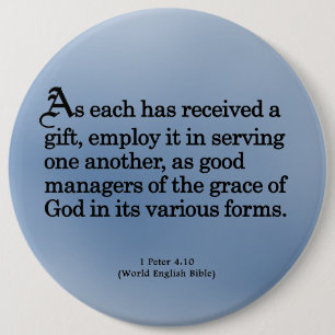 Unter Verwendung der Geschenke von Gott1 Button