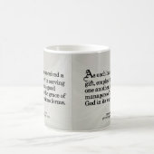 Unter Verwendung der Geschenke von Gott1 Kaffeetasse (Mittel)