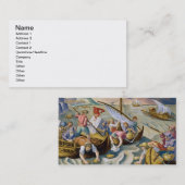 Unter Verwendung der Schwämme, zum des Naphthas Visitenkarte (Vorne/Hinten)