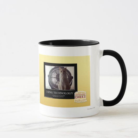 Unter Verwendung der Technologie Tasse (Rechts)