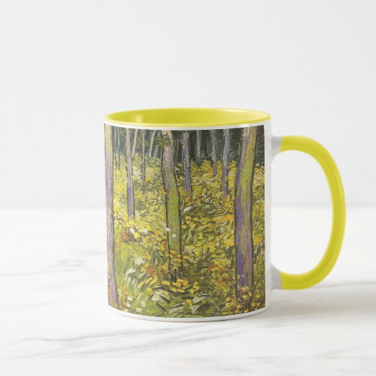 Unter Wachstum mit zwei Zahlen Van Gogh Fine Art Tasse (Rechts)