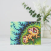 Unter Wald - Fraktal Postkarte (Stehend Vorderseite)