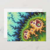 Unter Wald - Fraktal Postkarte (Vorne/Hinten)