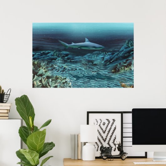 Unter Wasser 1 Poster (Heimbüro)