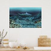Unter Wasser 1 Poster (Küche)