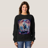 unter Wasser Farbe Kunst Sweatshirt (Vorne ganz)