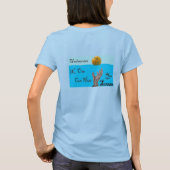 Unter Wasser kann niemand dich schreien hören T-Shirt (Rückseite)