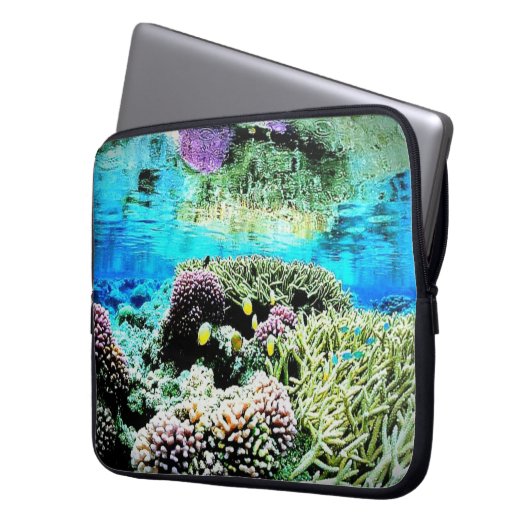 Unter Wasser Laptopschutzhülle (Vorderseite Links)