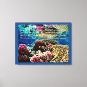 Unter Wasser Leinwanddruck (Vorderseite)