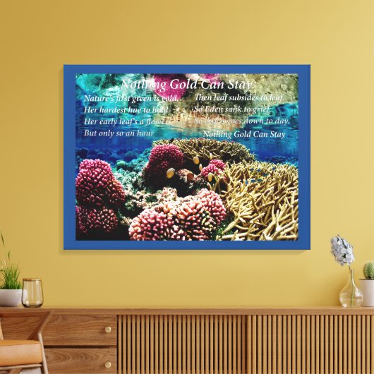 Unter Wasser Leinwanddruck (Insitu (Wohnzimmer))