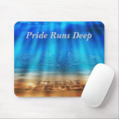 Unter Wasser-Mausunterlage-Silber Mousepad (Mit Mouse)