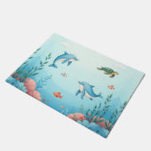 Unter Wasser Niedlich Fußmatte (Schrägansicht)