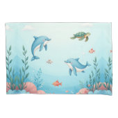 Unter Wasser Niedlich Kissenbezug (Vorderseite)