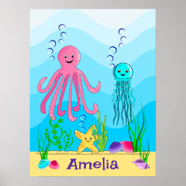 Unter Wasser Niedlich Poster