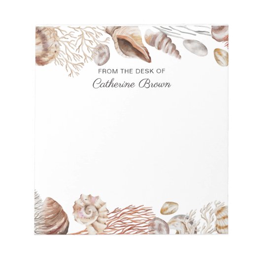 Unter Wasser personalisiert Notizblock (Vorderseite)