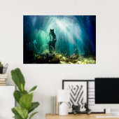 Unter Wasser - Poster (Heimbüro)