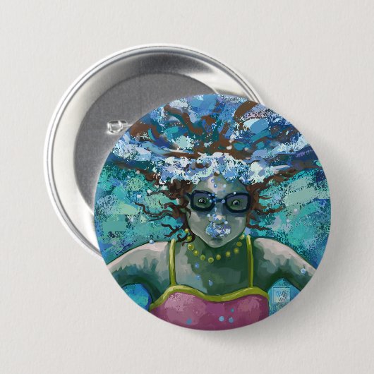 Unter Wasser schwimmen Button (Vorne & Hinten)