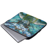 Unter Wasser schwimmen Laptopschutzhülle (Vorne Knopf)