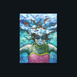 Unter Wasser schwimmen Leinwanddruck<br><div class="desc">Unter "Water Art drucken,  Accessoires und Geschenke" präsentiert Traci Van Wagoner ein originelles Gemälde eines Anzugs mit rosa Badebrille,  Baden unter Wasser und blühende Blasen. Tauchen Sie ein und genießen Sie den Sommer mit unserer lustigen Kunst eines Unterwasserschwimmers. Lass Sommerzeit!</div>