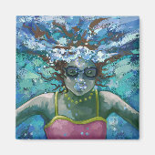 Unter Wasser schwimmen Magnet (Vorne)