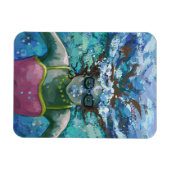Unter Wasser schwimmen Magnet (Horizontal)