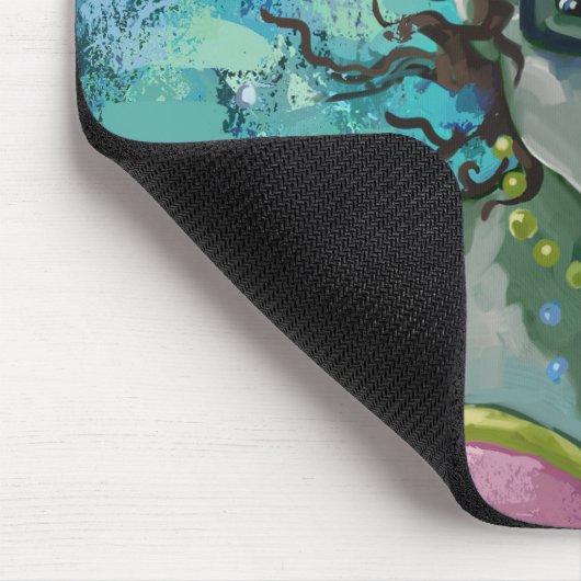 Unter Wasser schwimmen Mousepad (Ecke)