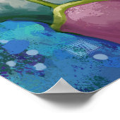 Unter Wasser schwimmen Poster (Ecke)