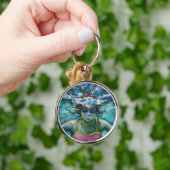 Unter Wasser schwimmen Schlüsselanhänger (Hand)