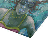 Unter Wasser schwimmen Schneidebrett (Ecke)