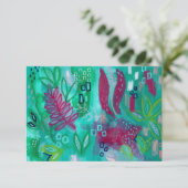 Unter Wasser vielen Dank / Notenkarte Dankeskarte (Stehend Vorderseite)