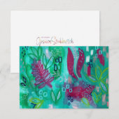 Unter Wasser vielen Dank / Notenkarte Dankeskarte (Vorne/Hinten)