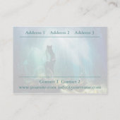 Unter Wasser - Visitenkarte (Rückseite)