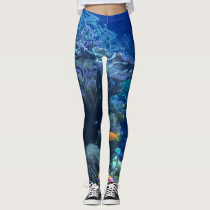 Unter Wasser Welt und Sommergeschichte Leggings