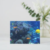 Unter Wasser Welt und Sommergeschichte Postkarte (Stehend Vorderseite)
