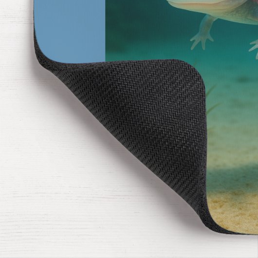 Unter Wasser Wunder: Der Axolotl Mousepad (Ecke)