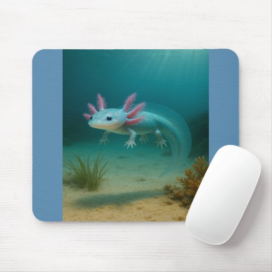 Unter Wasser Wunder: Der Axolotl Mousepad (Mit Mouse)